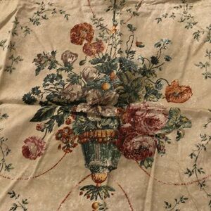 Ralph Lauren beige floral king size sham